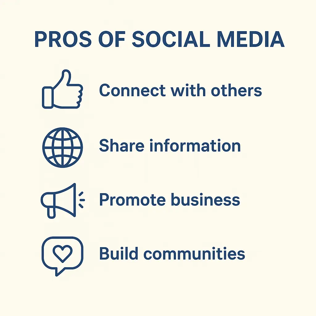 pros of social media