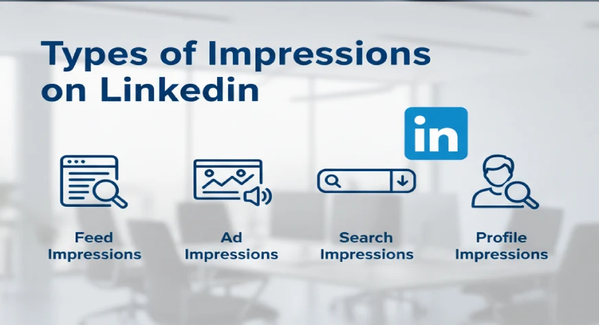 Types of Impressions on Linkedin